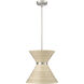 Jaycen 1 Light 13.62 inch Brushed Nickel Indoor Pendant Ceiling Light